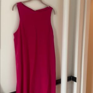 Alice and Olivia hot pink sleeveless dress